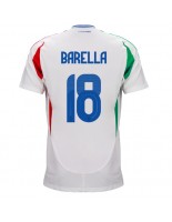 Italia Nicolo Barella #18 Bortedrakt EM 2024 Korte ermer